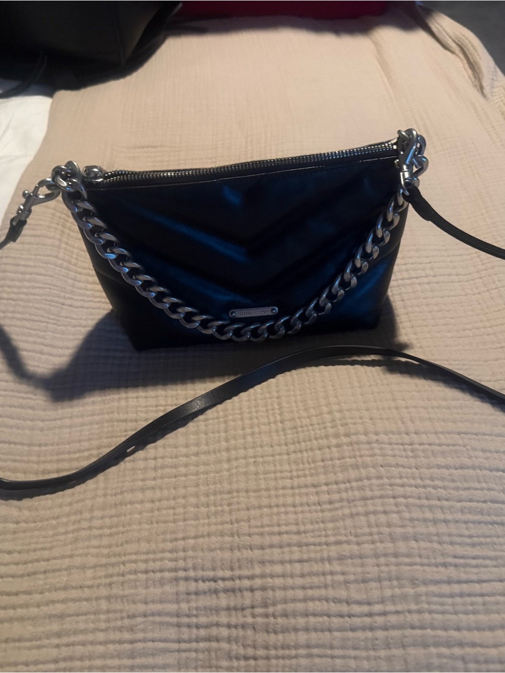 Rebecca minkoff Black Chain-Handle and long strap cross body